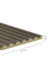 Стеновая панель 280x14 Line borneo brown QY260723E Bonaparte