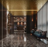 Стеновая панель 280x110 Relief gold QY251001N Bonaparte