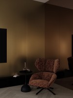 Стеновая панель 280x108 Aluminium champagne carbon connect QY251001N Bonaparte