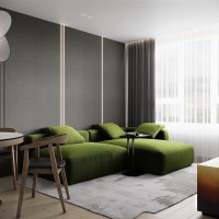 Стеновая панель 280x108 Plane textile grey carbon матовая connect QY251001N Bonaparte