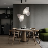 Стеновая панель 280x108 Plane textile grey carbon матовая connect FB1076-A QY250801E Bonaparte