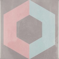 Плитка 20x20 Epiсa Gris Ornato серый Bonaparte