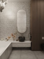 Мозаика 32x32 Atlantis Platinum 4*24*24 серый Bonaparte