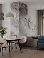 Стеновая панель 280x110 Amazona глянцевая carbon B connect 08/24 Bonaparte