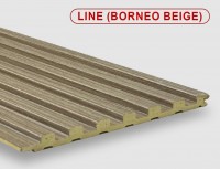 Стеновая панель 280x14 Line borneo beige бежевый Bonaparte Стеновая панель 280x14 Line borneo beige бежевый Bonaparte