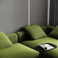 Стеновая панель 280x14 Master textile grey серый Bonaparte