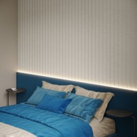 Стеновая панель 280x14 Master textile beige FB1050-В Bonaparte