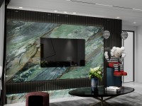 Стеновая панель 280x108 Nepal глянцевая C connect зеленый Bonaparte