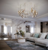 Стеновая панель 280x108 Arabesca глянцевая A connect 08/24 Bonaparte