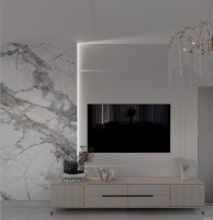 Стеновая панель 280x108 Cantana матовая carbon B connect QY250407M Bonaparte