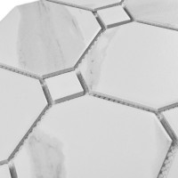 Мозаика 30x30 6мм Tango 95*95*25 серый Bonaparte