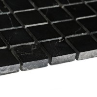 Мозаика 31x31 7мм Persia-20 полированная 7*20*20 черный Bonaparte