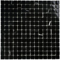 Мозаика 31x31 7мм Persia-20 полированная 7*20*20 черный Bonaparte