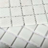 Мозаика 30x30 4мм Mia white матовая 23*23*4 белый Bonaparte