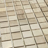 Мозаика 31x31 4мм Dunes-15 slim полированная 4*15*15 серый Bonaparte