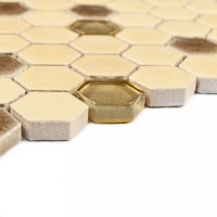 Плитка 31x30 8мм Absolute бежевый Bonaparte