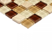 Мозаика 30x30 4мм Scarlett 4*15*15 бежевый Bonaparte