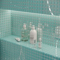 Мозаика 30x30 4мм Azov 4*25*25 голубой Bonaparte