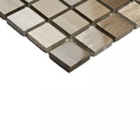 Мозаика 31x31 4мм Kansas-15 4*15*15 серый Bonaparte