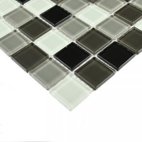 Мозаика 30x30 4мм Carbon mix 4*25*25 белый Bonaparte