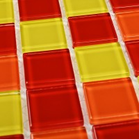 Мозаика 30x30 4мм Fruit mix 4*25*25 желтый Bonaparte