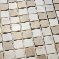 Мозаика 31x31 7мм Melange-15 7*15*15 серый Bonaparte