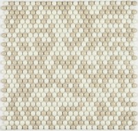 Мозаика 33x32 6мм Pixel cream d12*6 белый Bonaparte Мозаика 33x32 6мм Pixel cream d12*6 белый Bonaparte