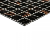 Мозаика 33x33 4мм Arabika 4*20*20 коричневый Bonaparte