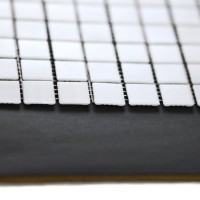 Мозаика 33x33 4мм Simple White 4*20*20 белый Bonaparte