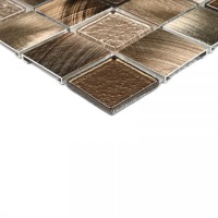 Мозаика 32x32 4мм Titan Bronze 4*30*30 бронзовый Bonaparte