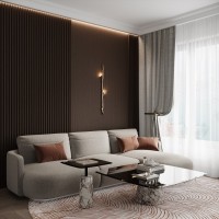 Стеновая панель 280x108 Borneo Dark carbon матовая connect QY251001N Bonaparte