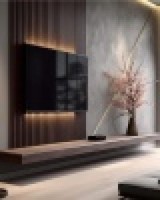 Стеновая панель 280x108 Cemento Light carbon матовая connect QY250407M Bonaparte