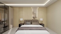 Стеновая панель 280x110 Wool beige carbon матовая no connect QY260512M Bonaparte