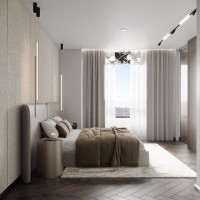 Стеновая панель 280x108 Plane textile beige carbon матовая connect QY260512M Bonaparte