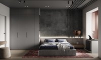 Стеновая панель 280x108 Cemento Dark carbon матовая connect QY260512M Bonaparte Стеновая панель 280x108 Cemento Dark carbon матовая connect QY260512M Bonaparte