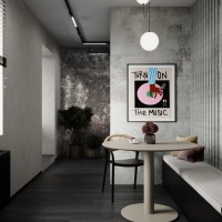 Стеновая панель 280x108 Cemento Light carbon матовая connect QY260512M Bonaparte