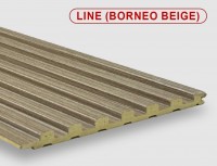 Стеновая панель 280x14 Line borneo beige QY260512M Bonaparte Стеновая панель 280x14 Line borneo beige QY260512M Bonaparte