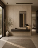Стеновая панель 280x108 Travertine carbon матовая connect Неизвестная характерисчтика Bonaparte