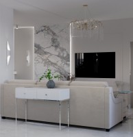 Стеновая панель 280x108 Cantana матовая carbon A connect 04/24 Bonaparte