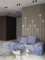 Стеновая панель 280x108 Borneo Beige carbon матовая connect QY251001E Bonaparte