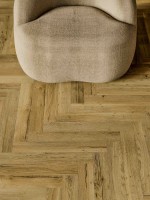 Плитка напольная 9x60 Ауревия золотой ректификат матовая Ceramika Konskie