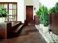 Плитка капинос 33x33 Клауд коричневая матовая Ceramika Paradyz