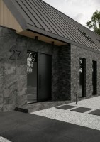 Плитка ступень 60x30 Ардис Дарк структурная матовая Ceramika Paradyz