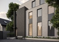 Плитка фасадная 6x40 Карризо Серая структурная матовая Ceramika Paradyz