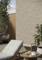 Плитка фасадная 6x40 Эримайт тауп структурная матовая Ceramika Paradyz