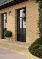 Плитка ступень 60x30 Эримайт песочная структурная матовая Ceramika Paradyz