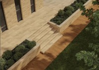 Плитка клинкер 60x30 Эримайт песочная структурная B1a матовая Ceramika Paradyz