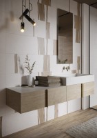 Плитка настенная 89x29 Bella Nero Rekt Mat матовая Ceramika Paradyz