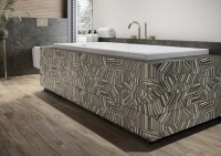 Плитка настенная 89x29 Bella Nero Rekt Mat матовая Ceramika Paradyz