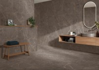 Плитка 60x60 Мия темный сахарный карвинг лаппатированная Realistik